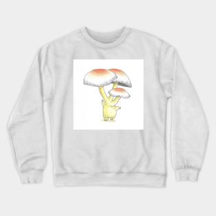 the sulphur tuft mushroom Crewneck Sweatshirt